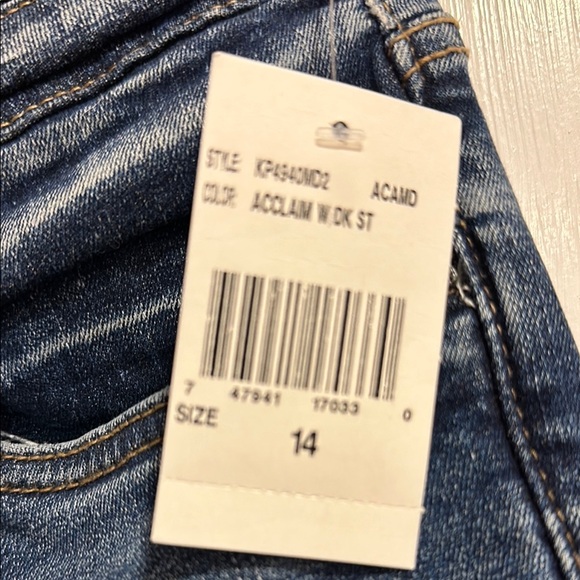 Kut from the Kloth Catherine Boyfriend cut Women's Blue Jeans - Picture 2 of 4